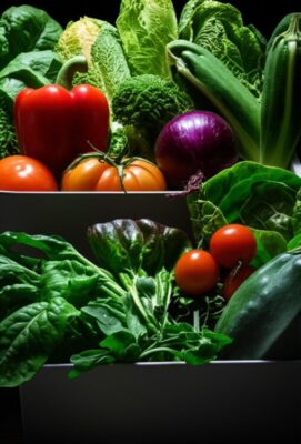 野菜沢山の家庭菜園