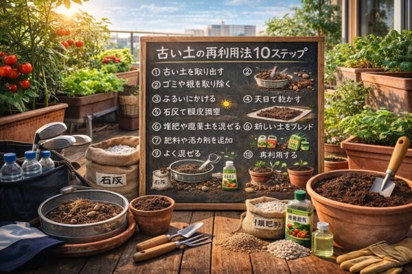 古い土、全てがわかる土の活用方法10ステップ