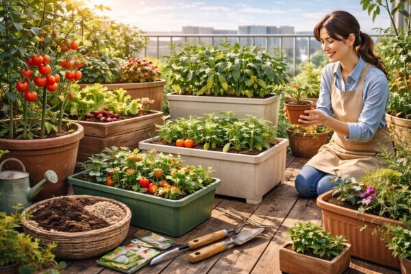 ベランダ菜園｜プランター家庭菜園の基本とプランター選び・大きさに合った野菜で初心者も安心スタート