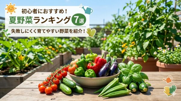 家庭菜園初心者におすすめの夏野菜ランキング7選