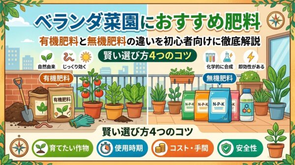 ベランダ菜園におすすめ肥料