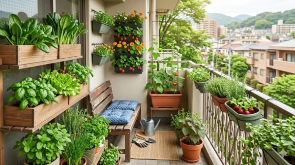 日当たりが悪い方角も大丈夫！｜ベランダ菜園の方角・スペース別おすすめ配置術