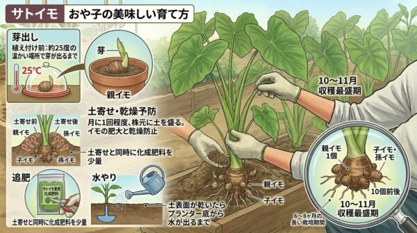 サトイモ：親子で楽しむ収穫