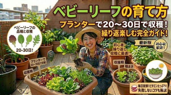 ベビーリーフの育て方