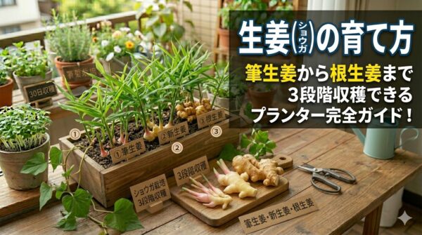 生姜（ショウガ）の育て方