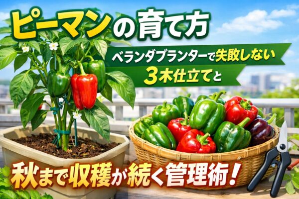 ベランダでピーマンを育てる方法