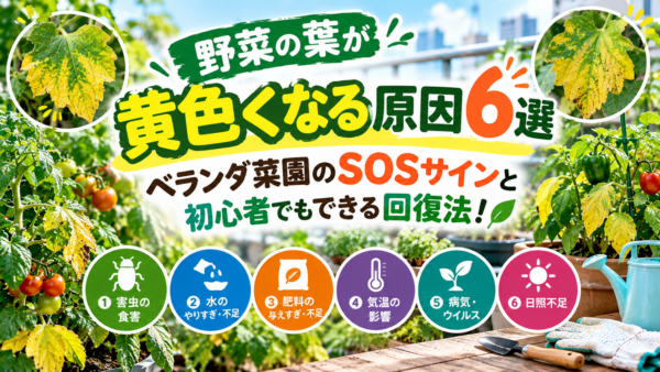 「野菜の葉が黄色くなる原因6選